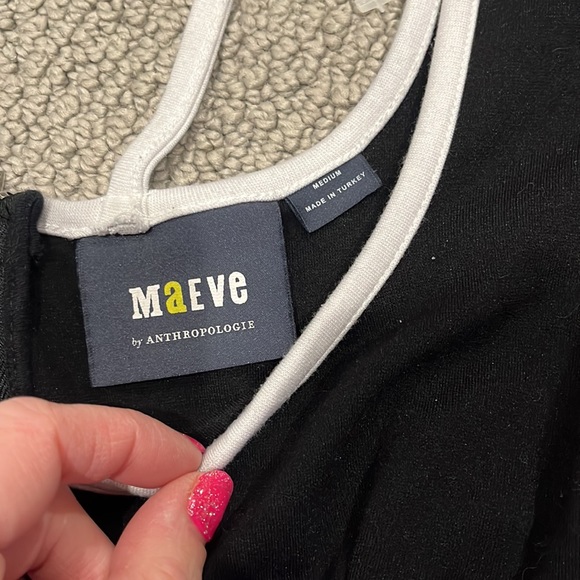 Anthropologie cute maeve sweetheart cutout top - Picture 6 of 7